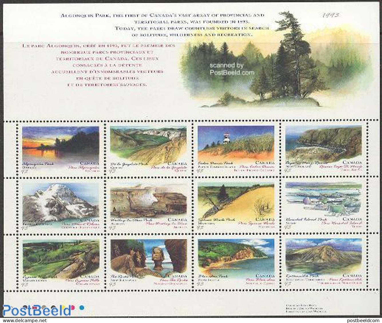 Canada 1993 Canada Day 12v M/s, Mint NH, Various - Lighthouses & Safety At Sea - Nuovi