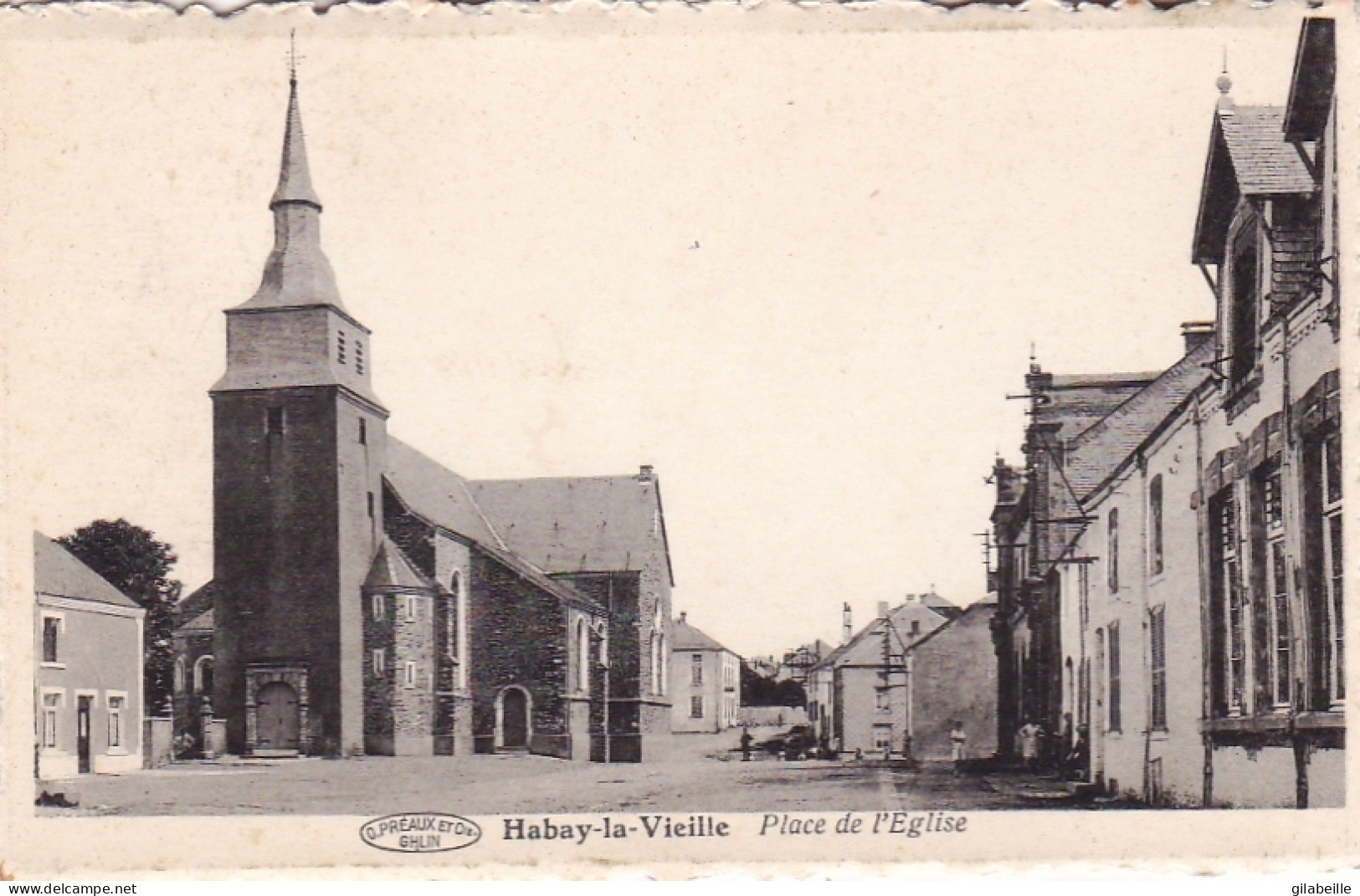 HABAY La VIEILLE -place De L'église - Habay