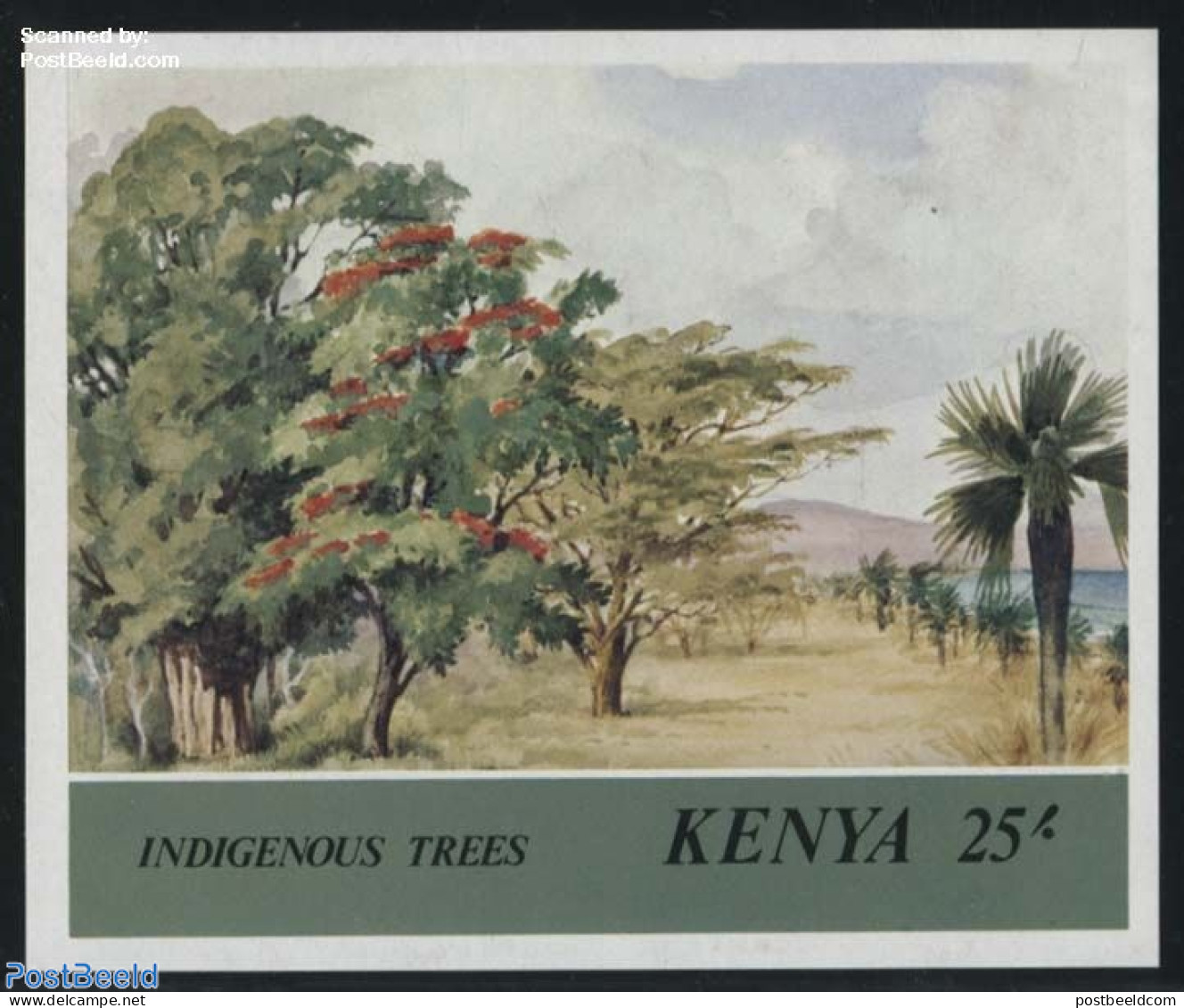 Kenia 1986 Trees S/s, Mint NH, Nature - Trees & Forests - Rotary, Club Leones