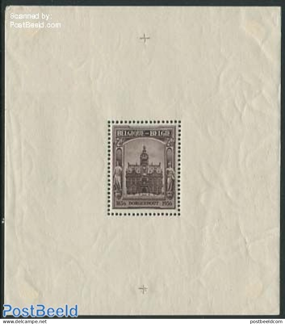 Belgium 1936 Borgerhout Exhibition S/s, Unused (hinged), Philately - Neufs