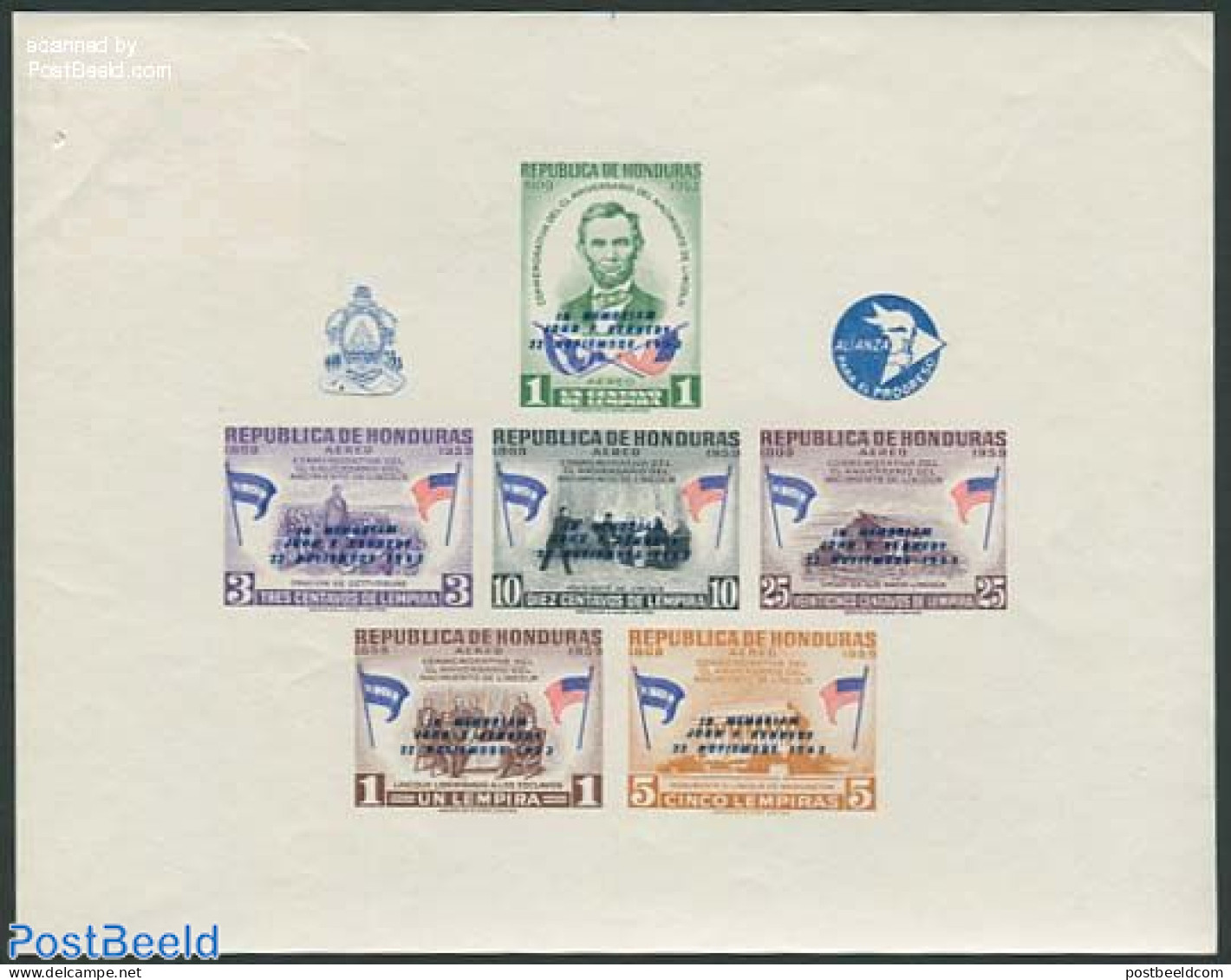 Honduras 1964 J.F. Kennedy S/s, Mint NH, History - American Presidents - Honduras