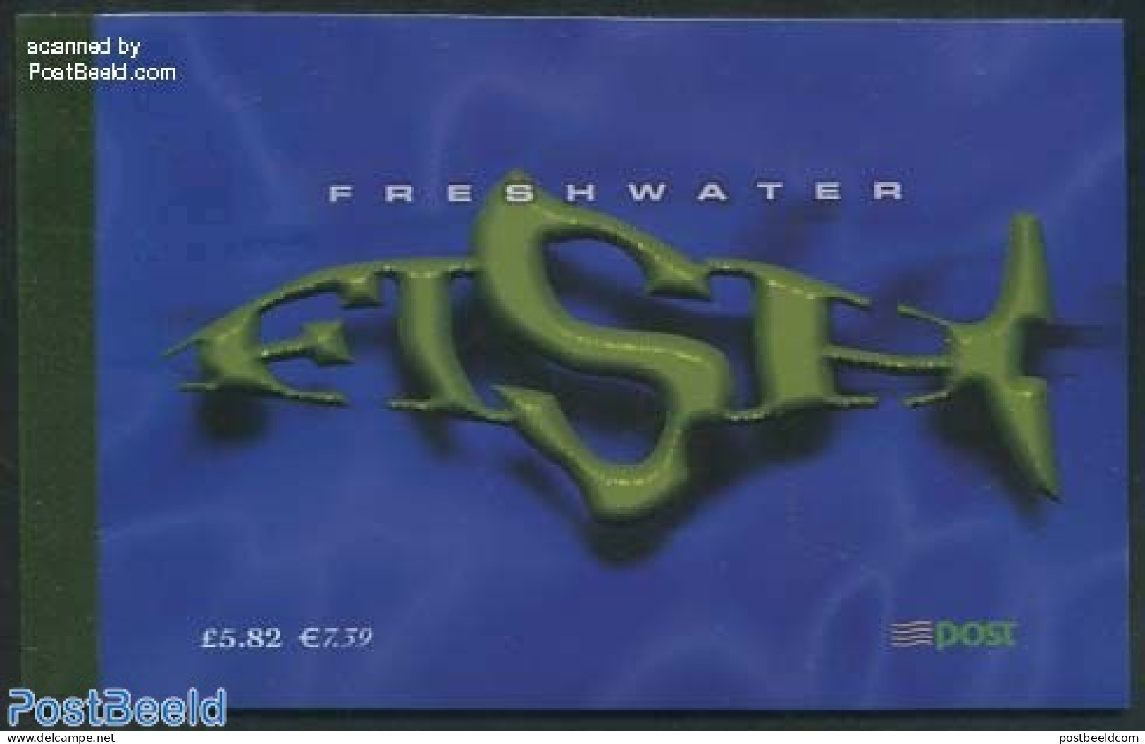 Ireland 2001 Freshwater Fish Prestige Booklet, Mint NH, Nature - Fish - Stamp Booklets - Nuovi