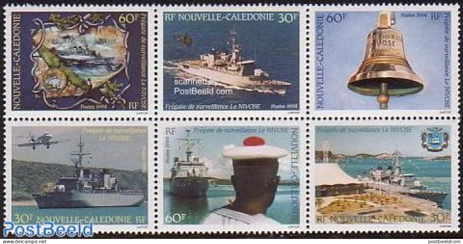 New Caledonia 1994 Nivose 6v [++], Mint NH, Transport - Helicopters - Aircraft & Aviation - Ships And Boats - Neufs