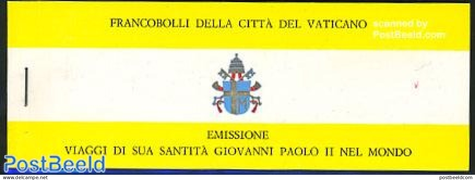 Vatican 1981 Pope Travels Booklet, Mint NH, Stamp Booklets - Ongebruikt