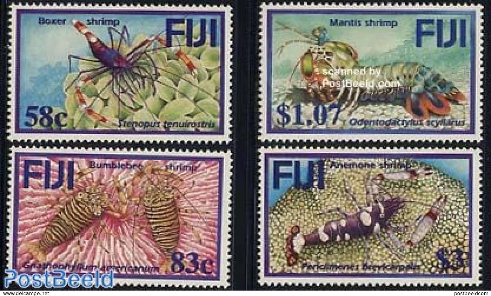 Fiji 2004 Crabs 4v, Mint NH, Nature - Animals (others & Mixed) - Shells & Crustaceans - Crabs And Lobsters - Meereswelt