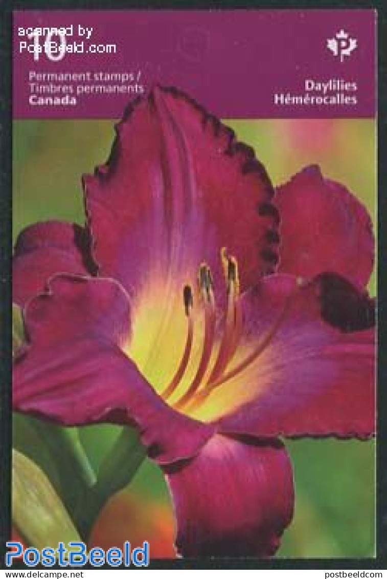 Canada 2012 Lillies Booklet S-a, Mint NH, Nature - Flowers & Plants - Stamp Booklets - Neufs