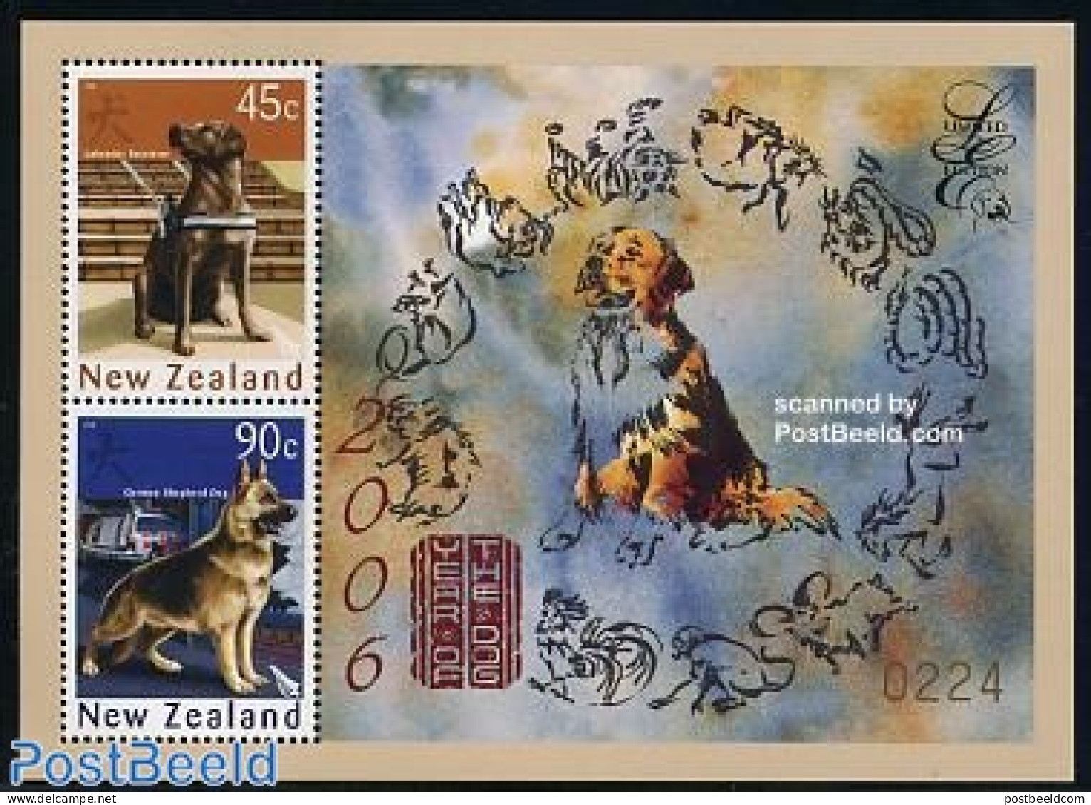 New Zealand 2006 Year Of The Dog S/s, Limited Edition, Mint NH, Health - Nature - Transport - Various - Disabled Perso.. - Unused Stamps