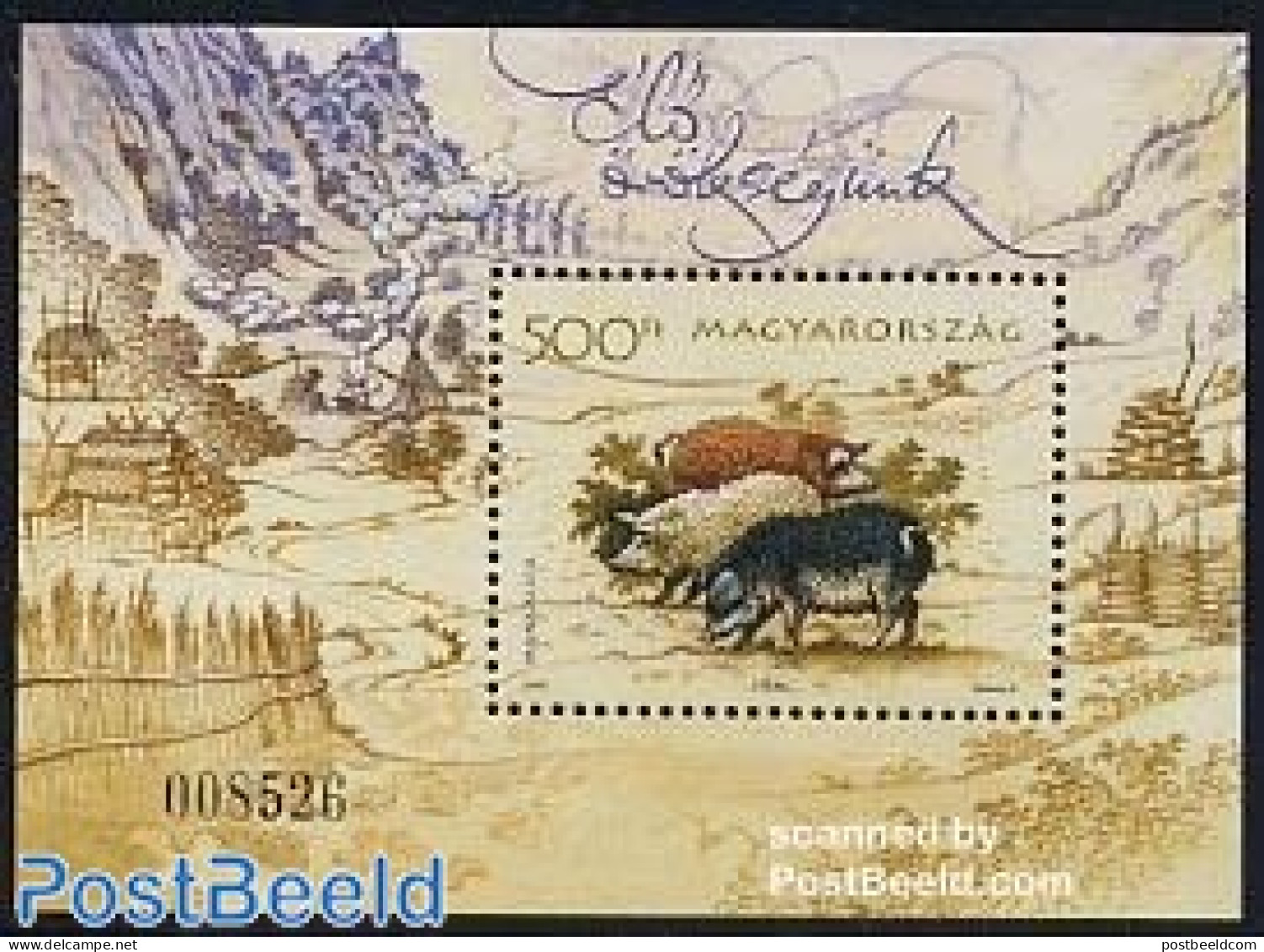 Hungary 2005 Farm Animals S/s, Mint NH, Nature - Animals (others & Mixed) - Cattle - Unused Stamps
