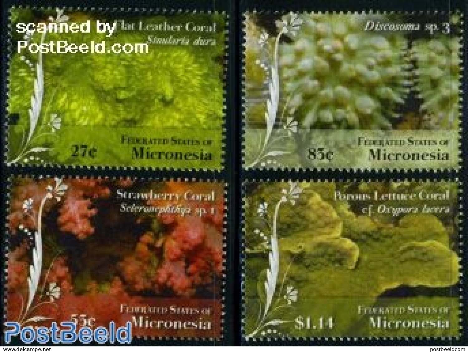 Micronesia 2009 Coral Reefs 4v, Mint NH, Nature - Mikronesien