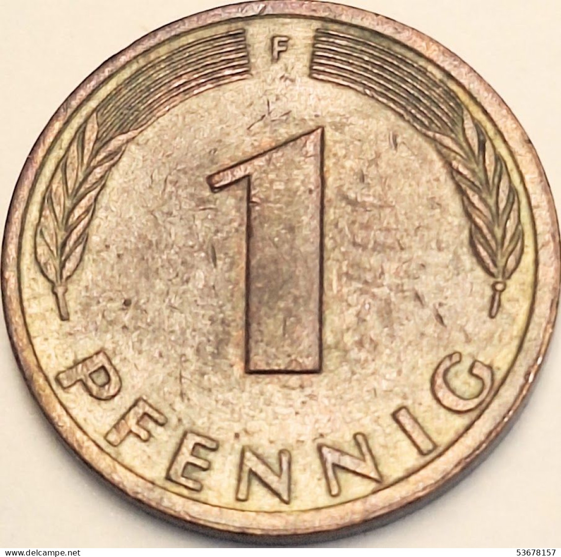 Germany Federal Republic - Pfennig 1980 F, KM# 105 (#4482) - 1 Pfennig