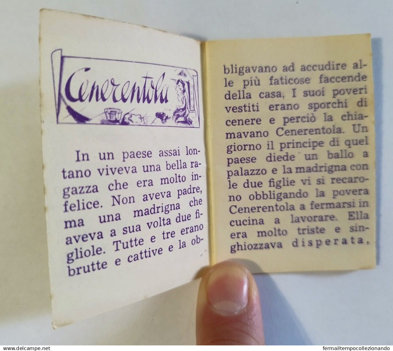 Bq40 Libretto Minifiabe Tascabili Cenerentola Ed Vecchi 1952 N15 - Non Classés