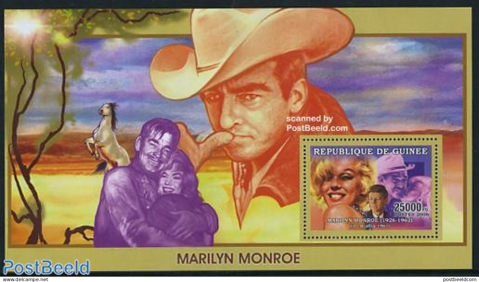 Guinea, Republic 2006 Marilyn Monroe S/s, Mint NH, History - Performance Art - American Presidents - Marilyn Monroe - .. - Schauspieler