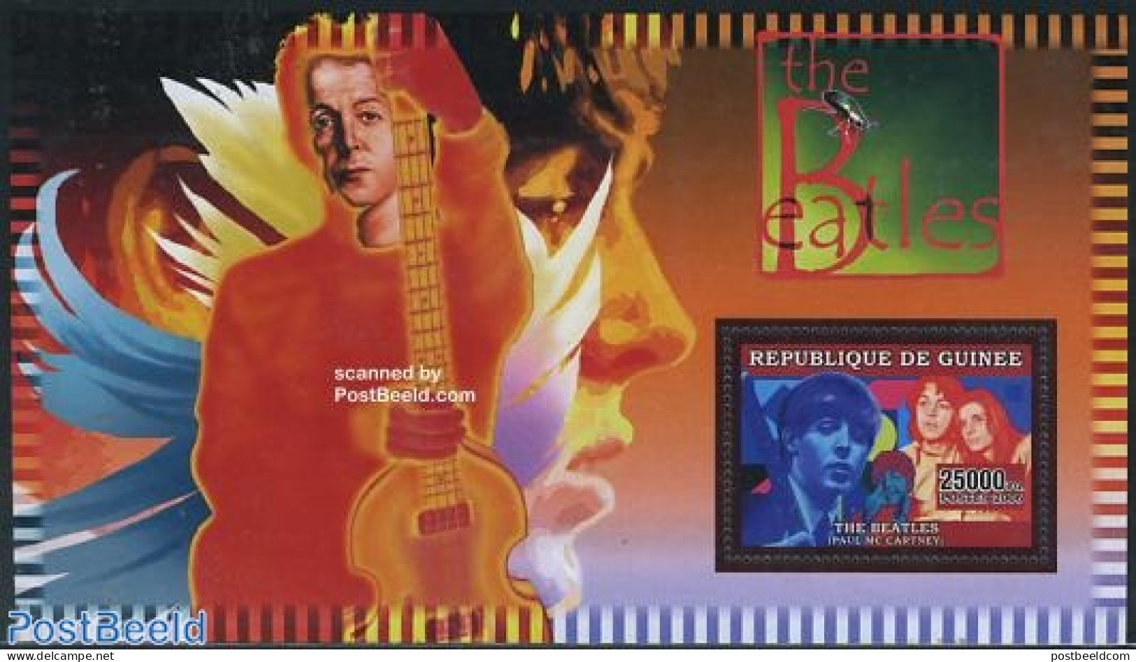 Guinea, Republic 2006 The Beatles (Paul Mc Cartney), Mint NH, Performance Art - Music - Popular Music - Music
