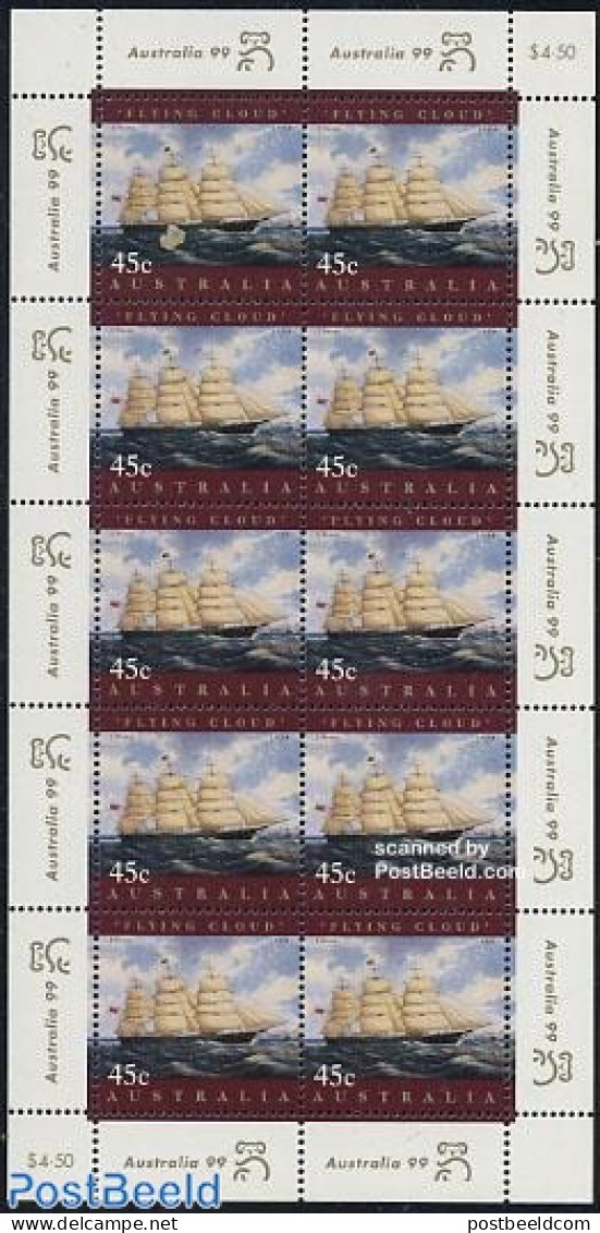 Australia 1998 Ships/Australia M/s, Mint NH, Transport - Ships And Boats - Unused Stamps