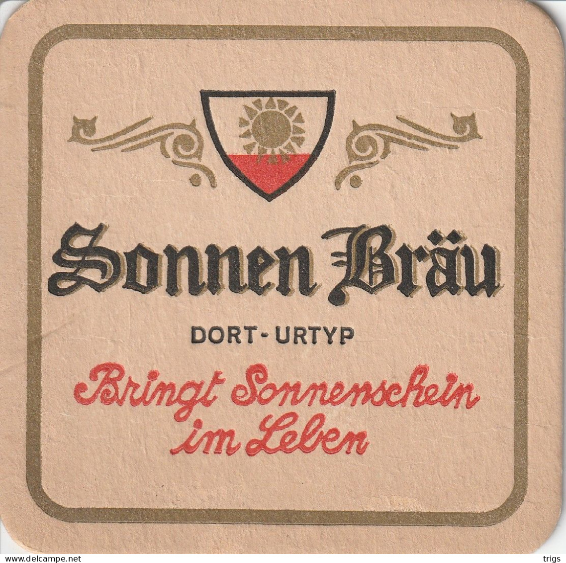 Sonnen Bräu - Bierdeckel