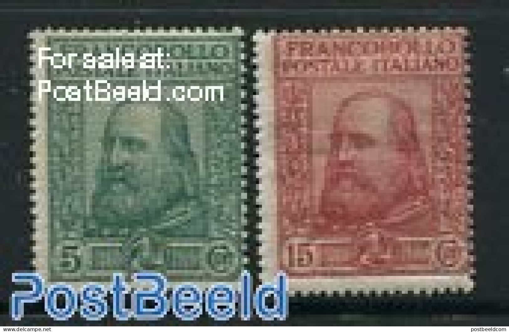 Italy 1910 G. Garibaldi 2v, Unused (hinged) - Altri & Non Classificati