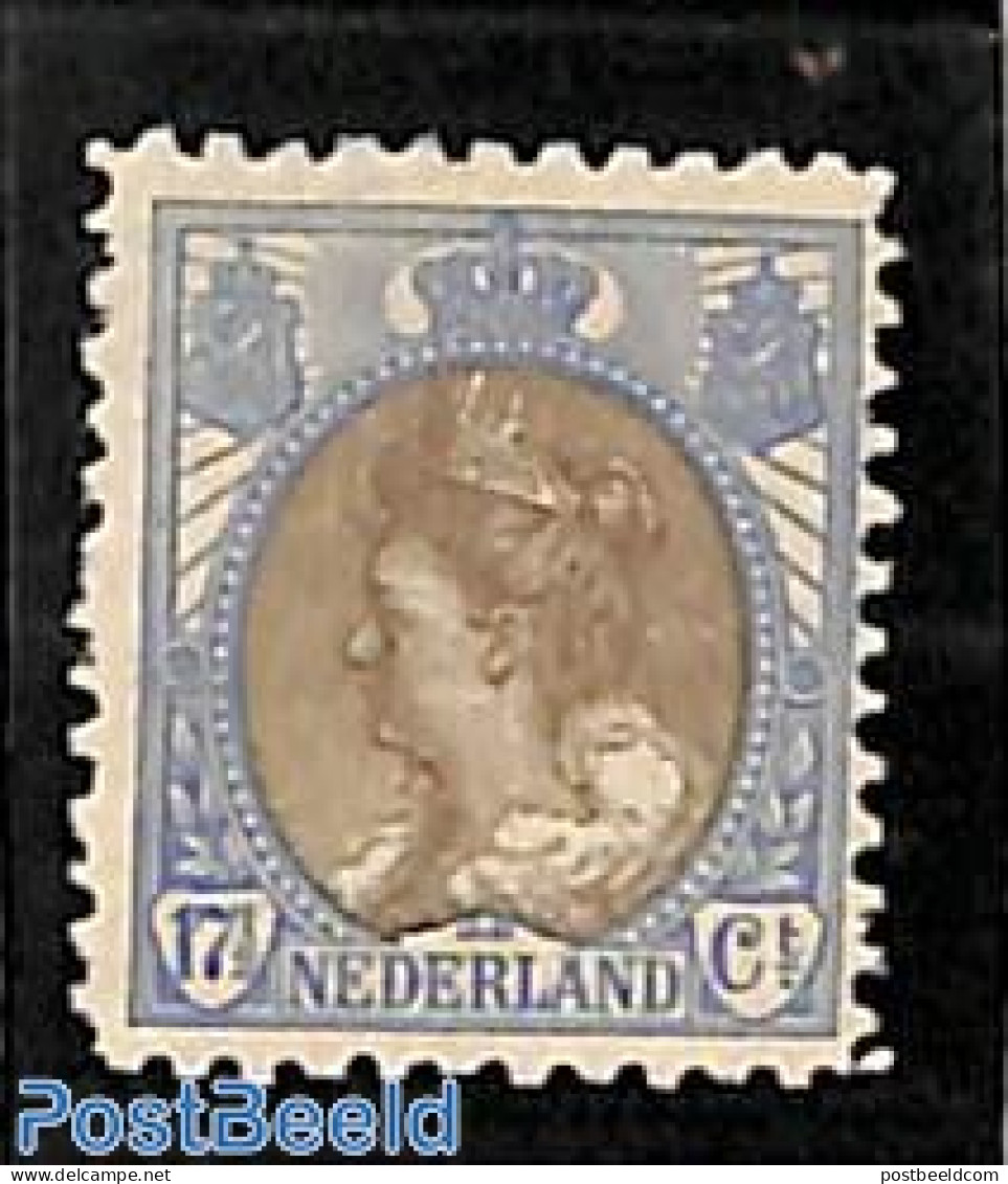 Netherlands 1920 17.5c, Perf. 11.5, Stamp Out Of Set, Unused (hinged) - Unused Stamps