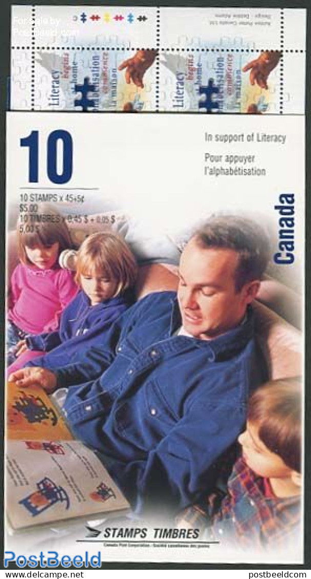 Canada 1996 In Support Of Literacy Booklet, Mint NH, Science - Education - Stamp Booklets - Unused Stamps