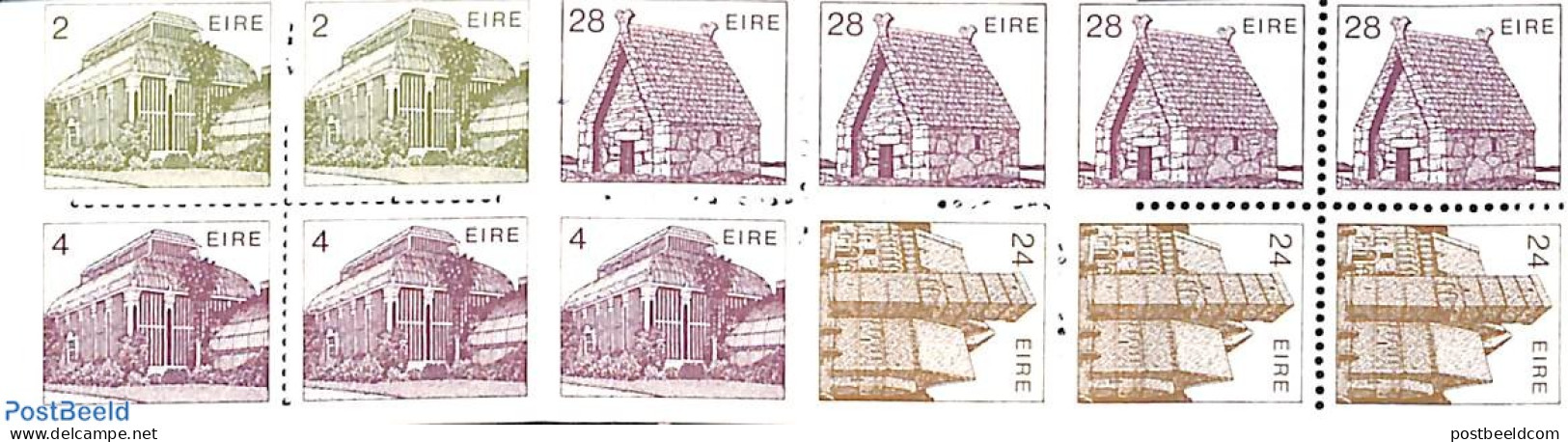 Ireland 1986 Architecture Booklet, Mint NH, Stamp Booklets - Art - Architects - Ungebraucht