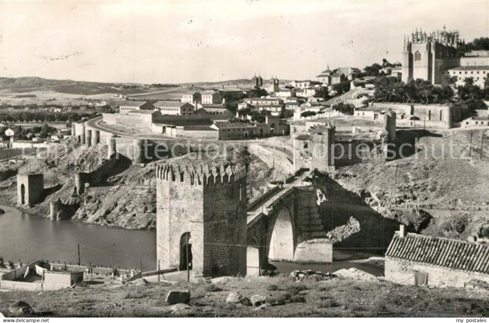 73589154 Toledo Castilla-La Mancha Puente De San Martin Y Vista Parcial Toledo C - Other & Unclassified