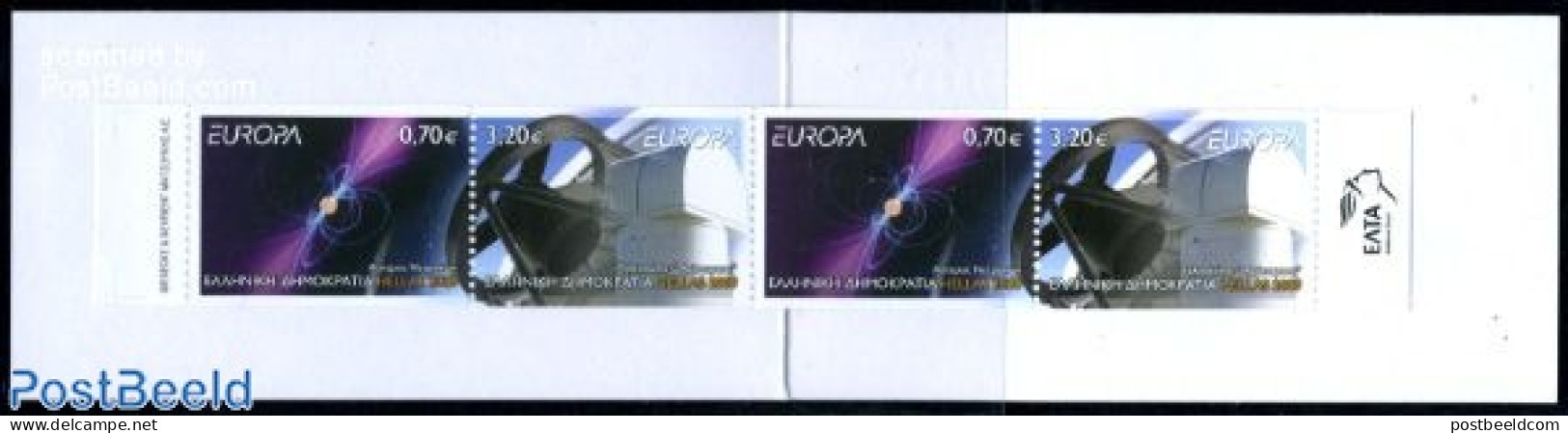 Greece 2009 Europa, Astronomy Booklet, Mint NH, History - Science - Europa (cept) - Astronomy - Stamp Booklets - Unused Stamps