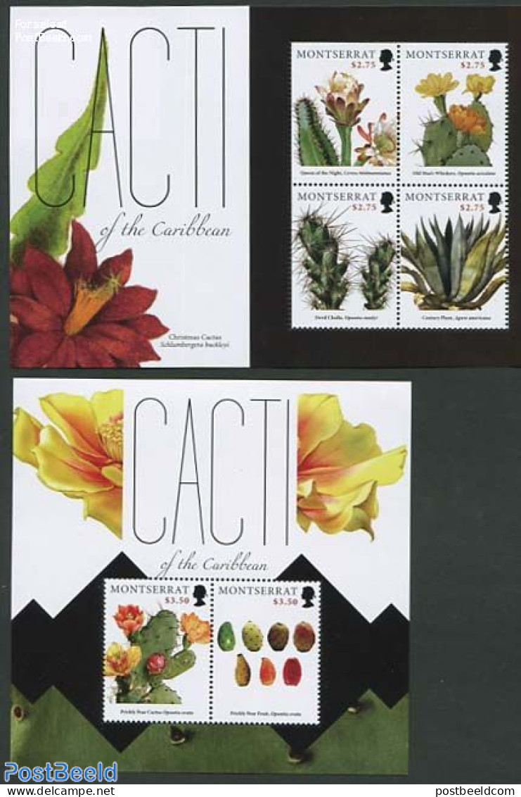 Montserrat 2012 Cacti 2 S/s, Mint NH, Nature - Cacti - Flowers & Plants - Cactussen