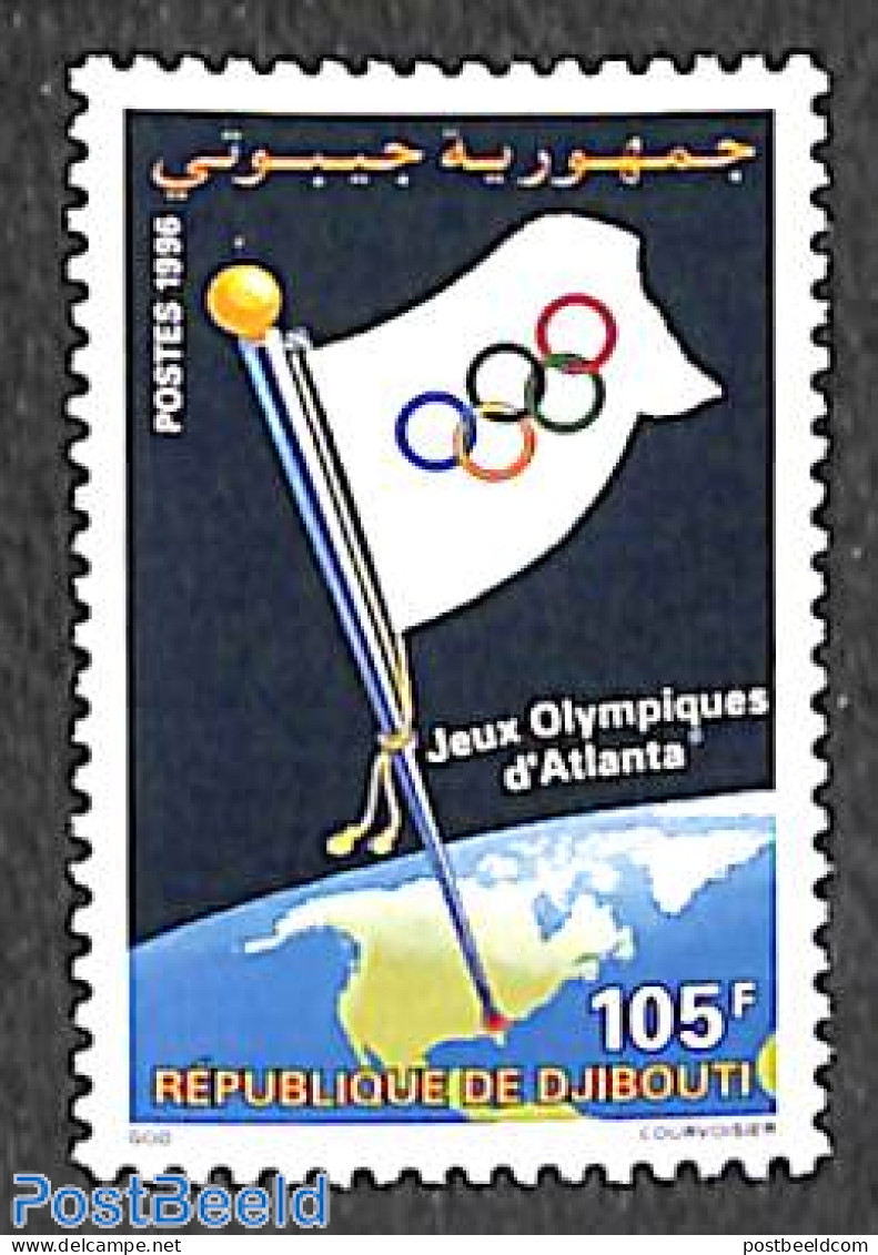 Djibouti 1996 Atlanta Olympics 1v, Mint NH, Sport - Olympic Games - Gibuti (1977-...)