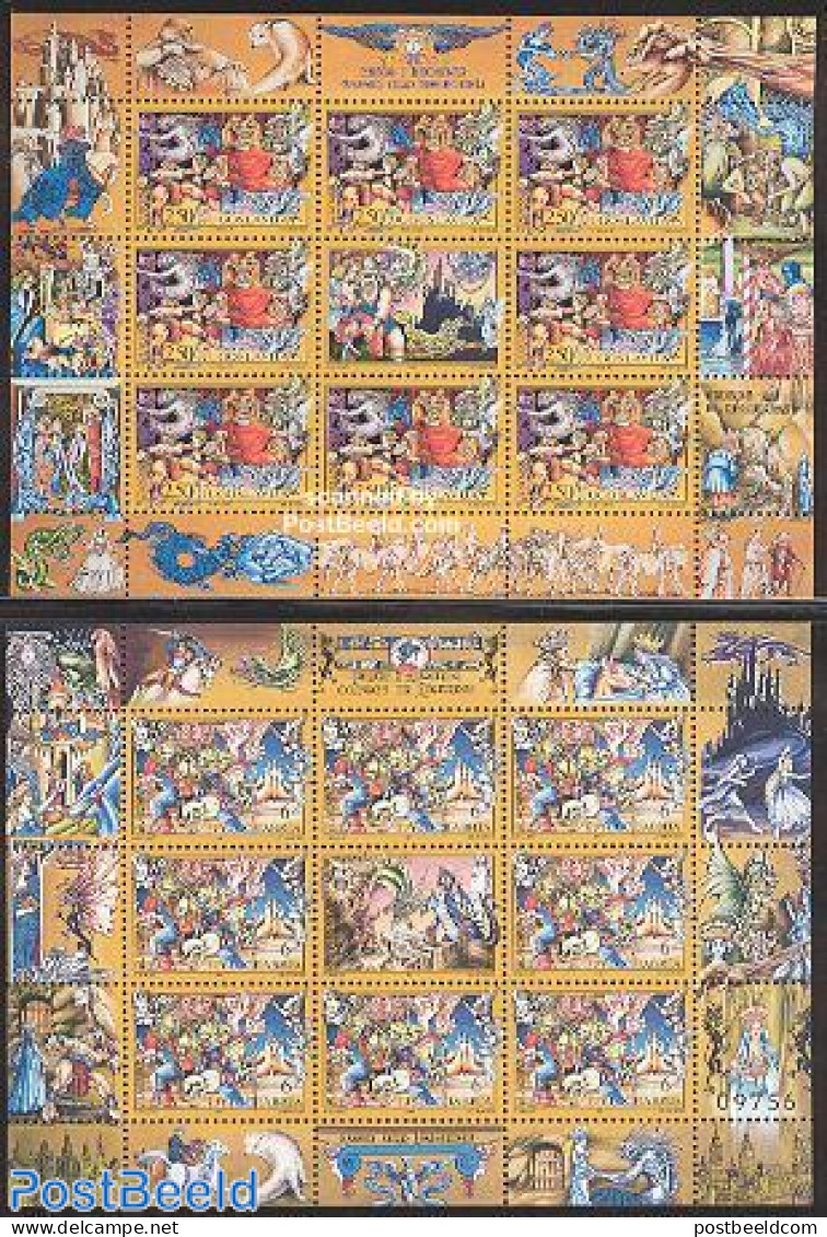 Yugoslavia 1997 Europa 2 M/ss, Mint NH, History - Europa (cept) - Art - Fairytales - Neufs