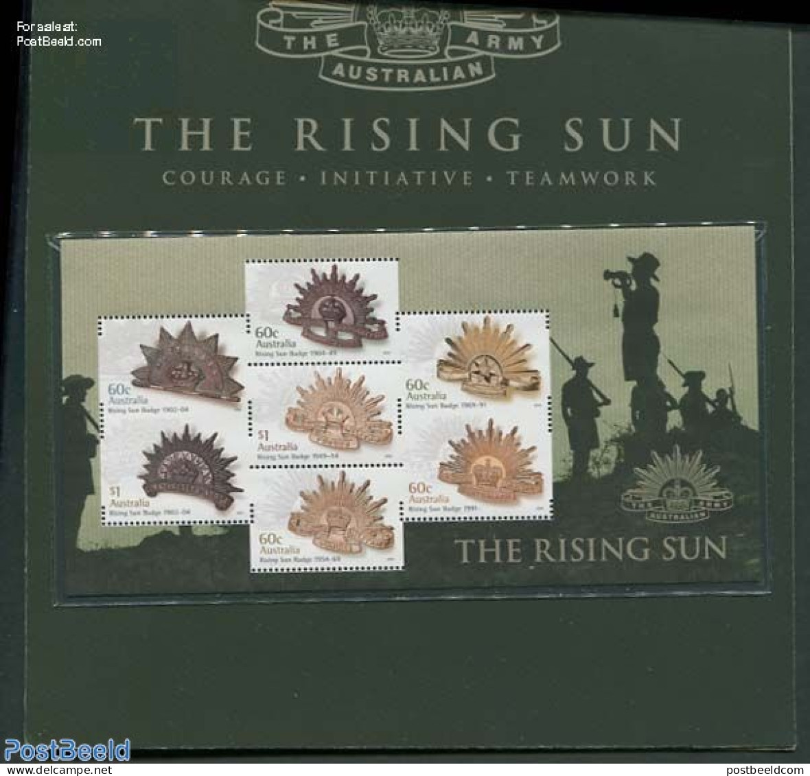 Australia 2012 The Rising Sun Special S/s, Mint NH, History - Decorations - Unused Stamps