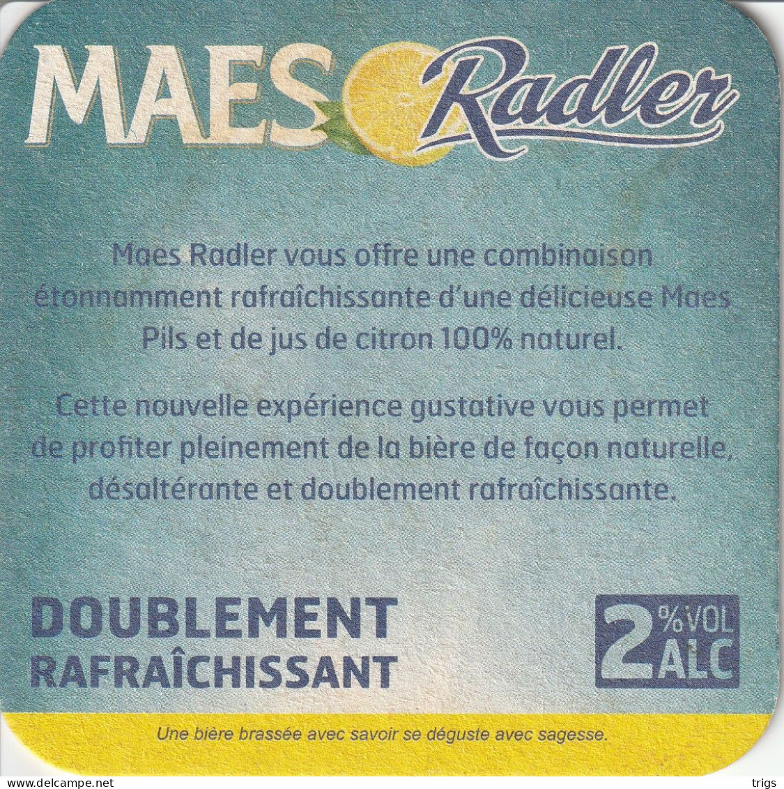 Maes Radler - Beer Mats