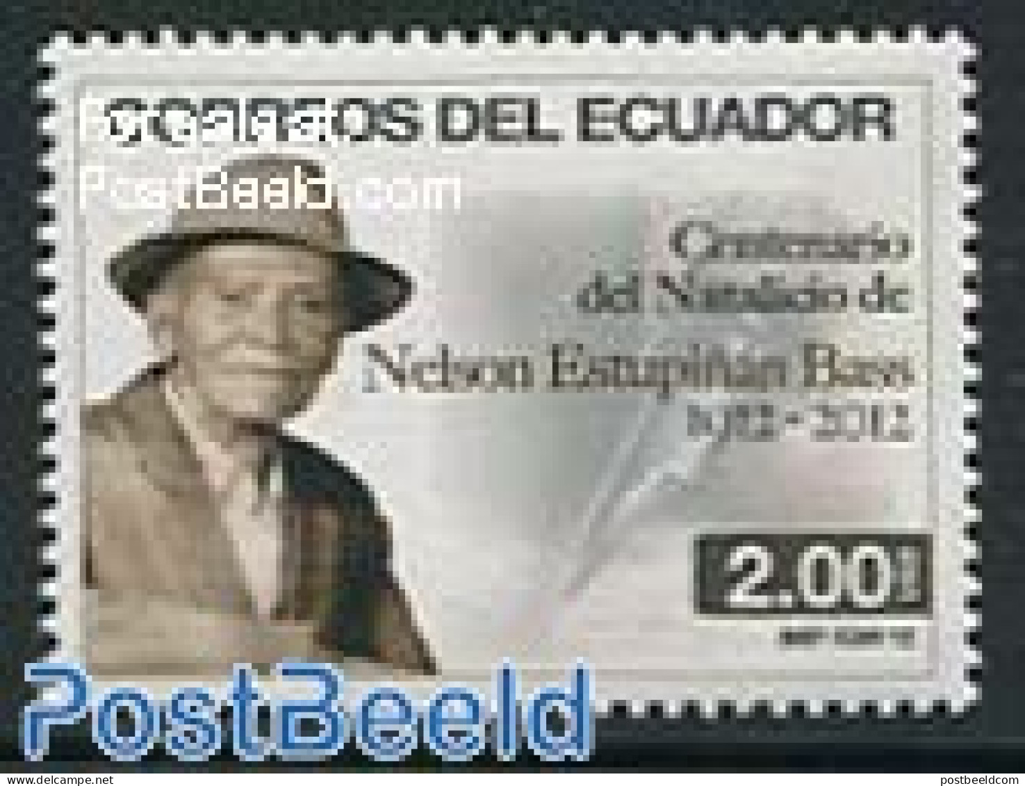 Ecuador 2012 Nelson Estipinan Bass 1v, Mint NH - Ecuador