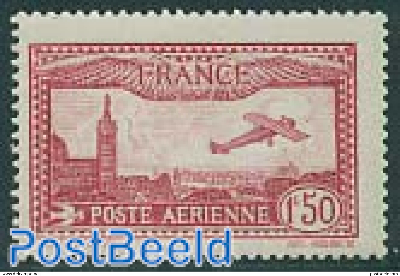 France 1930 Airmail 1v, Unused (hinged), Transport - Aircraft & Aviation - Ongebruikt