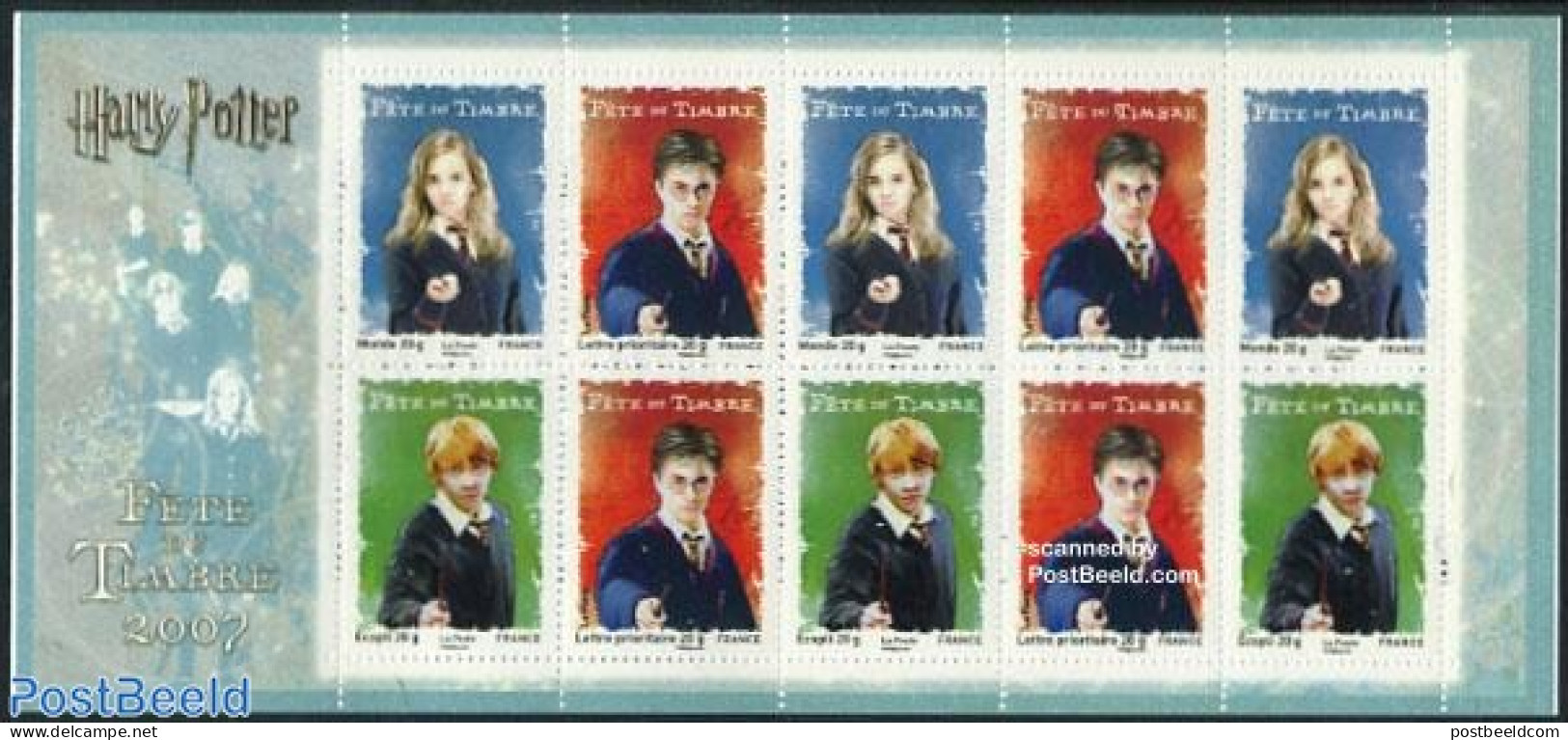 France 2007 Harry Potter, Stamp Day Booklet, Mint NH, Stamp Booklets - Stamp Day - Art - Children's Books Illustration.. - Nuevos