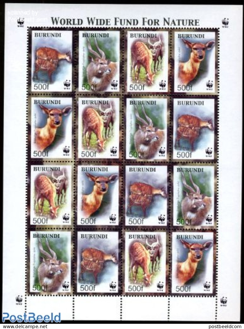 Burundi 2004 WWF M/s, Mint NH, Nature - Animals (others & Mixed) - World Wildlife Fund (WWF) - Altri & Non Classificati