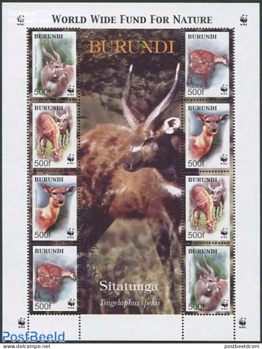 Burundi 2004 WWF, M/s (with 2 Sets), Mint NH, Nature - Animals (others & Mixed) - World Wildlife Fund (WWF) - Other & Unclassified
