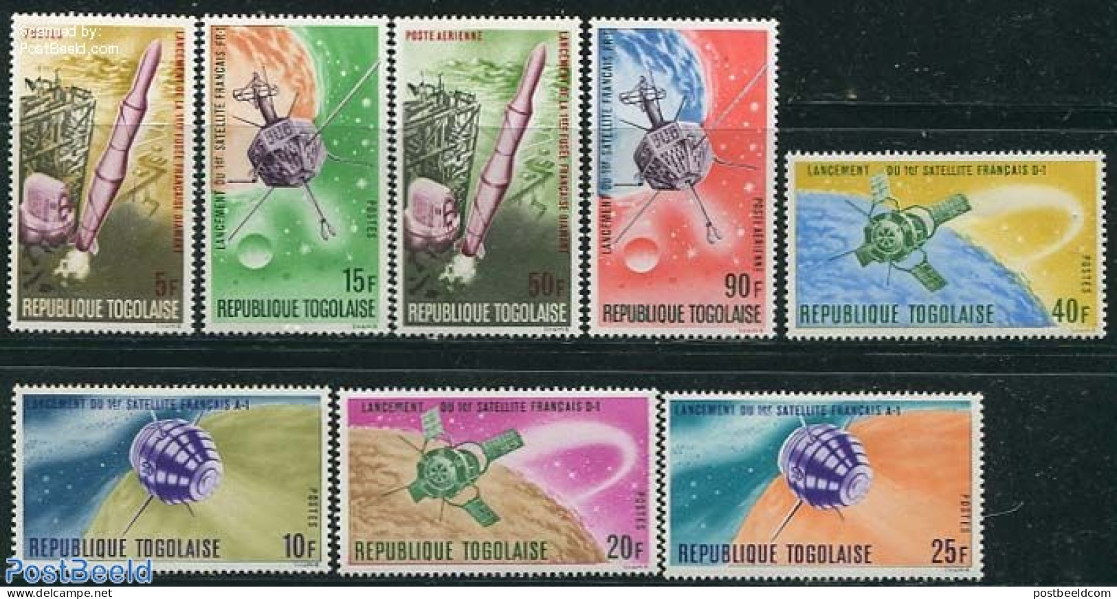 Togo 1967 Space Flights 8v, Mint NH, Transport - Space Exploration - Togo (1960-...)
