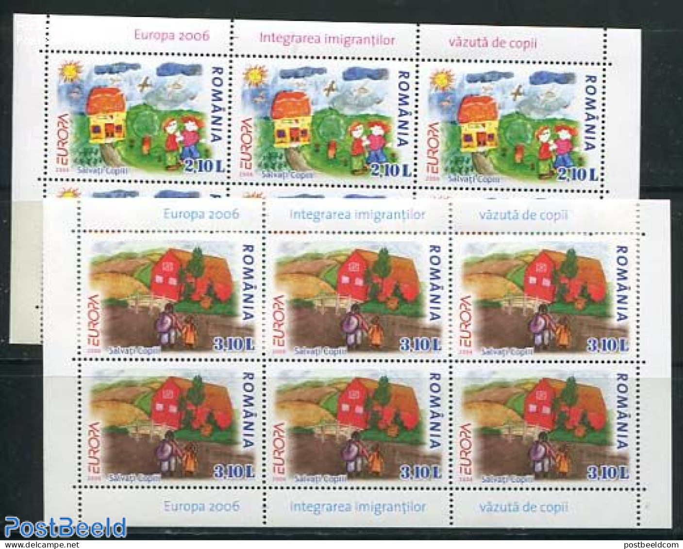 Romania 2006 Europa, Integration 2 M/s, Mint NH, History - Europa (cept) - Unused Stamps