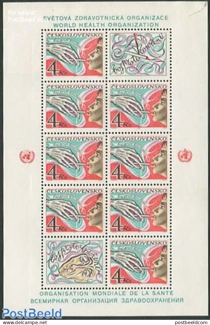 Czechoslovkia 1981 Stop Smoking M/s, Mint NH, Health - Health - Smoking & Tobacco - Other & Unclassified