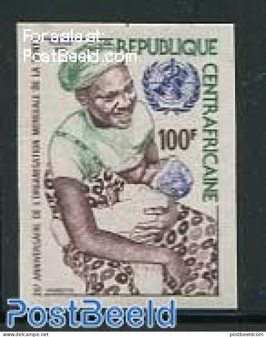 Central Africa 1974 26 Years W.H.O. 1v, Imperforated, Mint NH, Health - Food & Drink - Alimentation