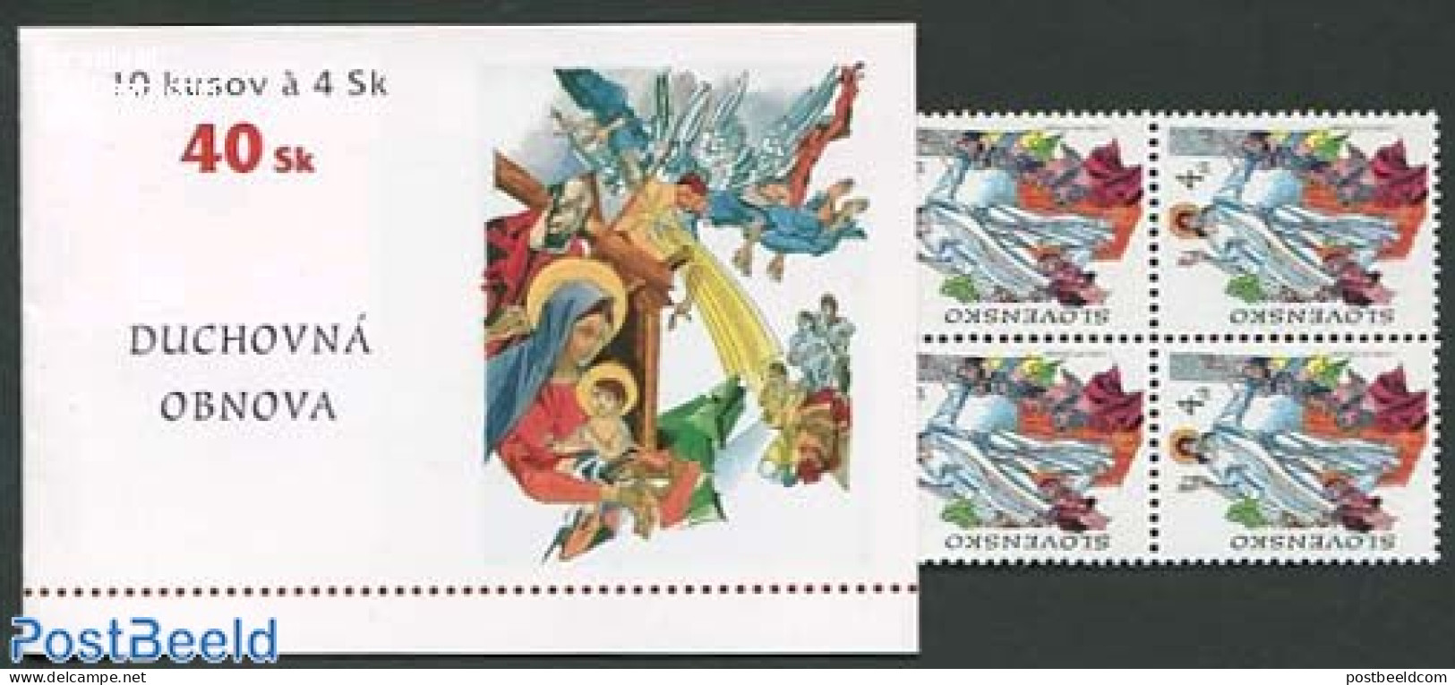 Slovakia 1997 Religion Booklet, Mint NH, Stamp Booklets - Ongebruikt