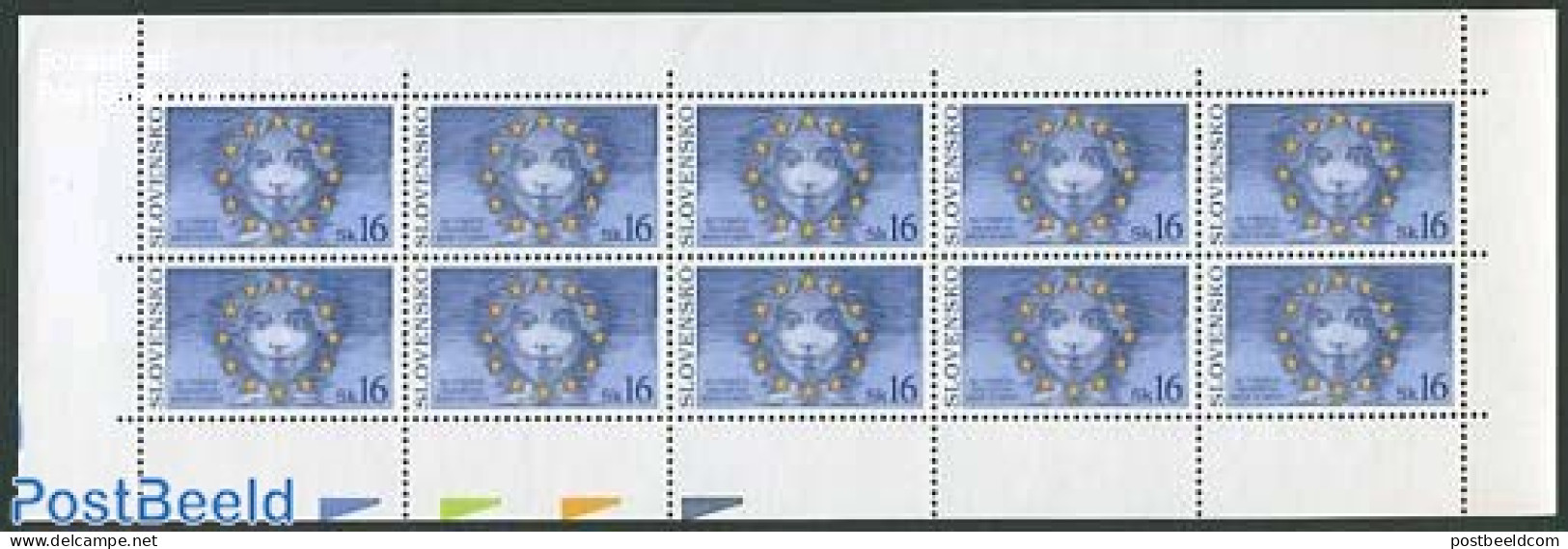 Slovakia 1999 European Council M/s, Mint NH, History - Europa Hang-on Issues - Nuevos