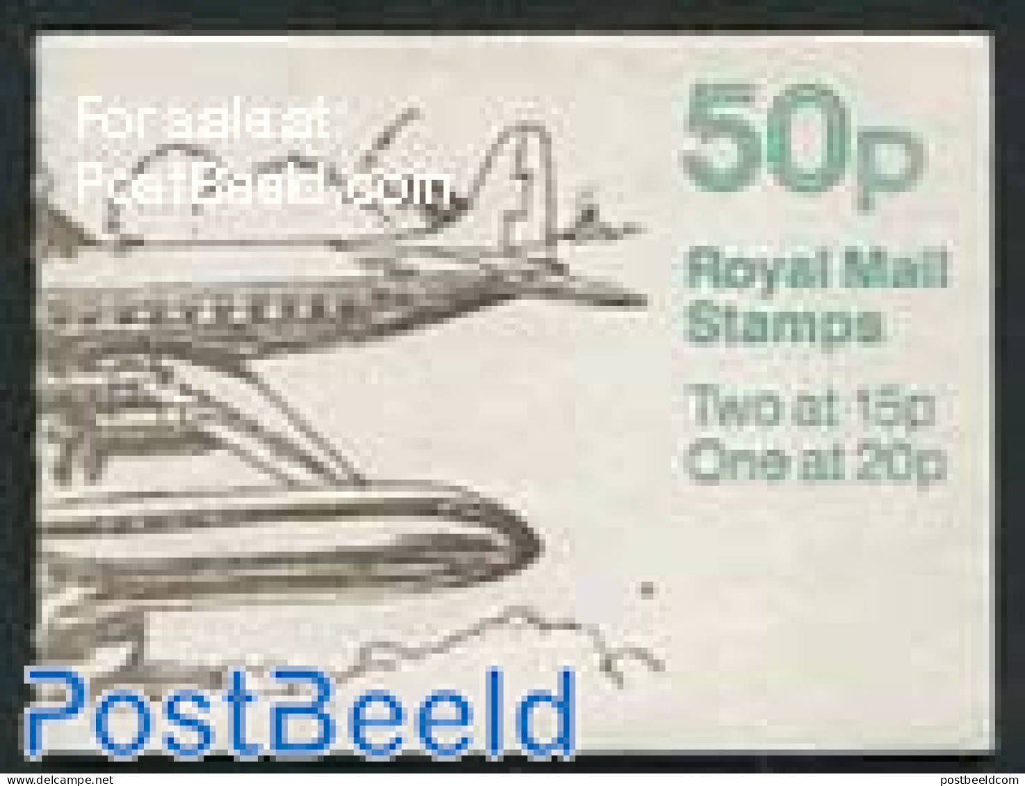 Great Britain 1989 Definitives Booklet, Vickers Viscount, Mint NH, Transport - Stamp Booklets - Aircraft & Aviation - Nuovi