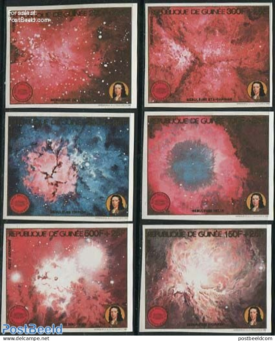 Guinea, Republic 1989 The Cosmos 6v, Imperforated, Mint NH, Science - Astronomy - Astrologie