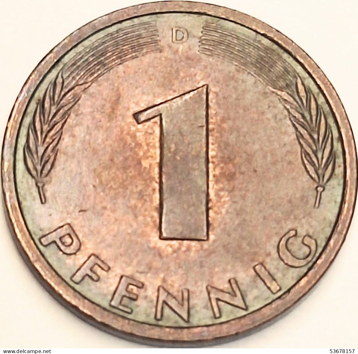 Germany Federal Republic - Pfennig 1981 D, KM# 105 (#4483) - 1 Pfennig