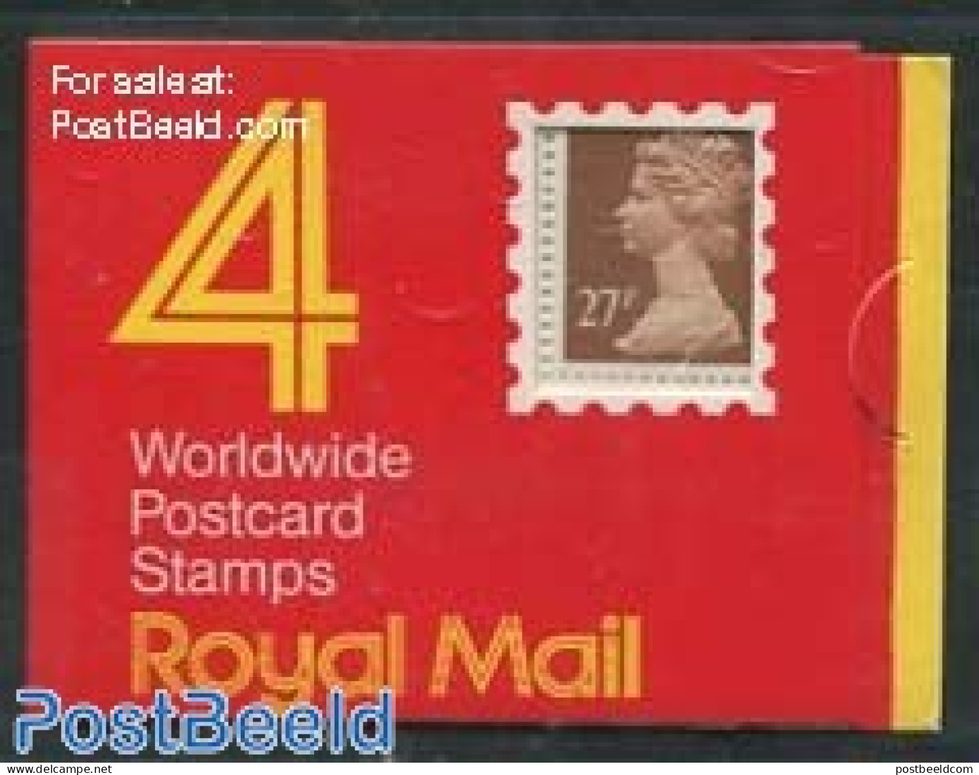 Great Britain 1988 Definitives Windows Booklet 4x27p, Mint NH, Stamp Booklets - Ungebraucht