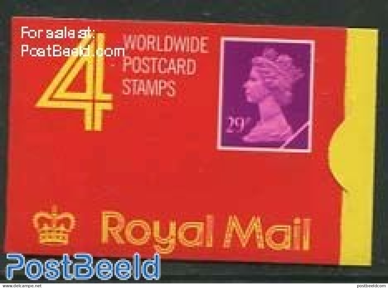 Great Britain 1989 Definitives Booklet, 4x29p, Phosphor Paper, Mint NH, Stamp Booklets - Unused Stamps