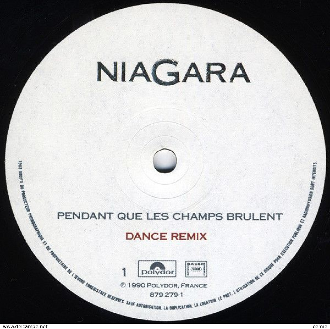 NIAGARA   PENDANT QUE LES CHAMPS BRULENT - 45 Rpm - Maxi-Singles