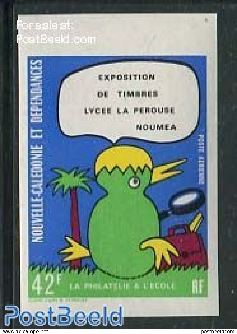 New Caledonia 1976 Philately At School 1v, Imperforated, Mint NH, Science - Education - Philately - Neufs