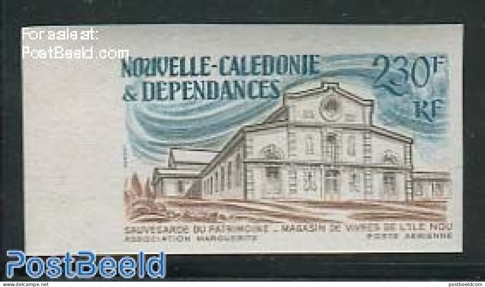 New Caledonia 1986 Island Of Nou 1v, Imperforated, Mint NH, Art - Architecture - Nuevos