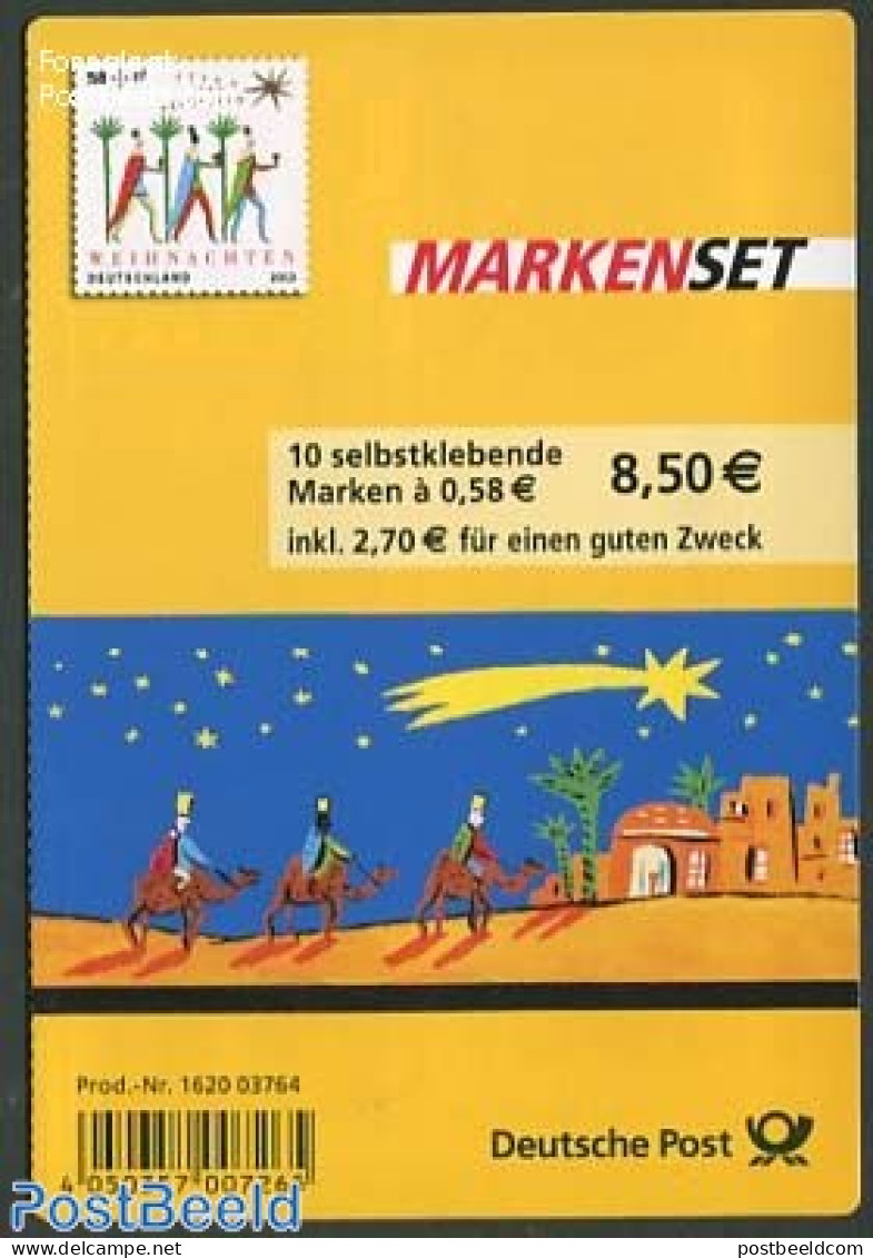 Germany, Federal Republic 2013 Christmas Foil Booklet, Mint NH, Religion - Stamp Booklets - Nuevos